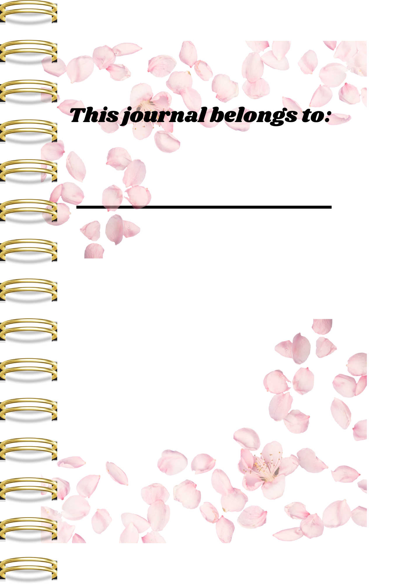 Pink Flower Journal (Digital eBook Edition)