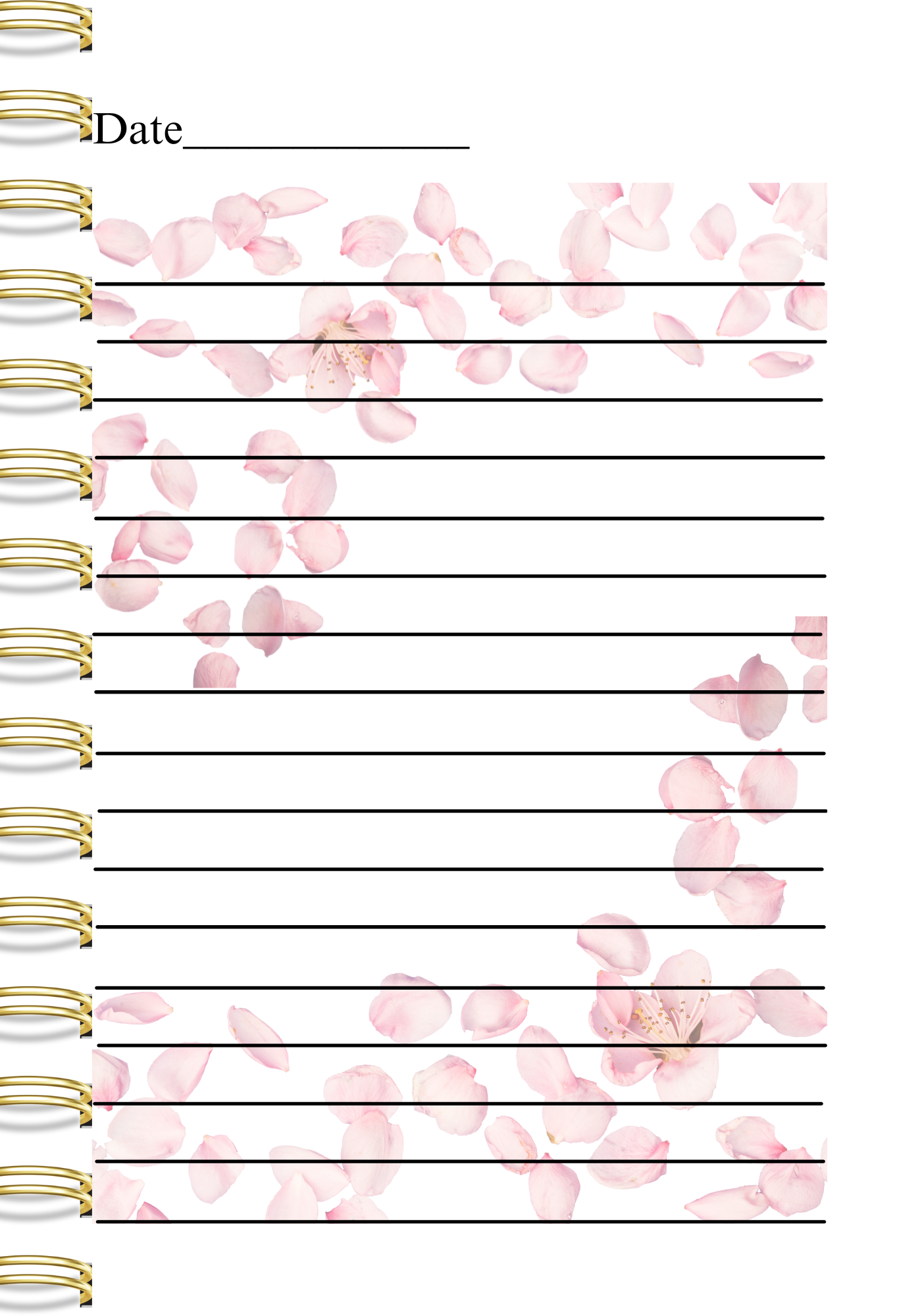 Pink Flower Journal (Digital eBook Edition)