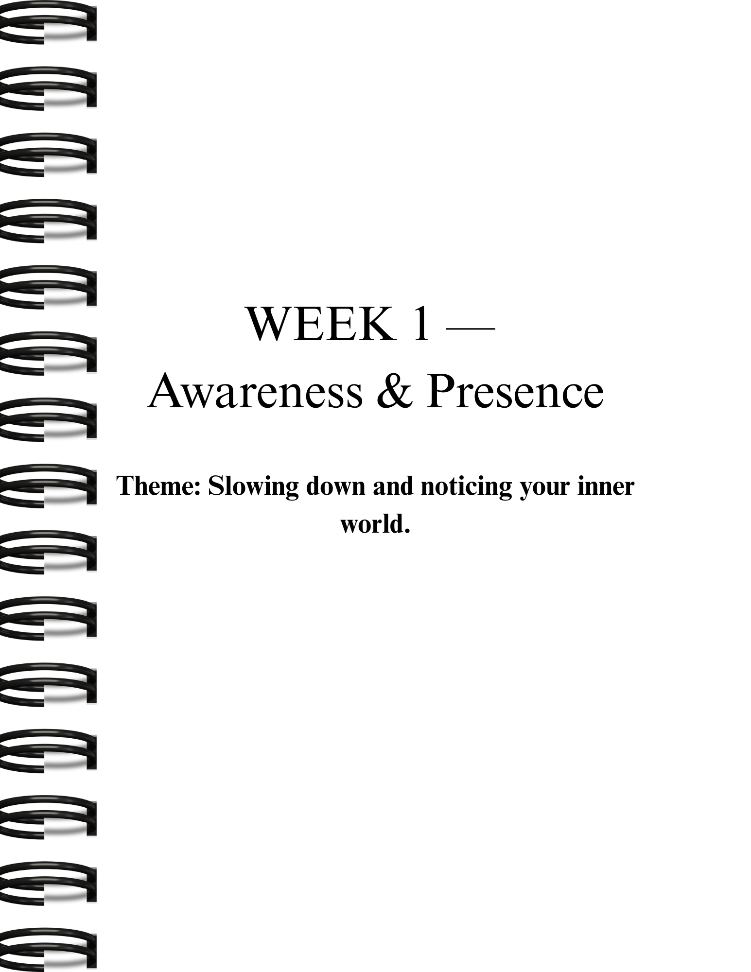 The Mindfulness Journal (Digital eBook Edition)