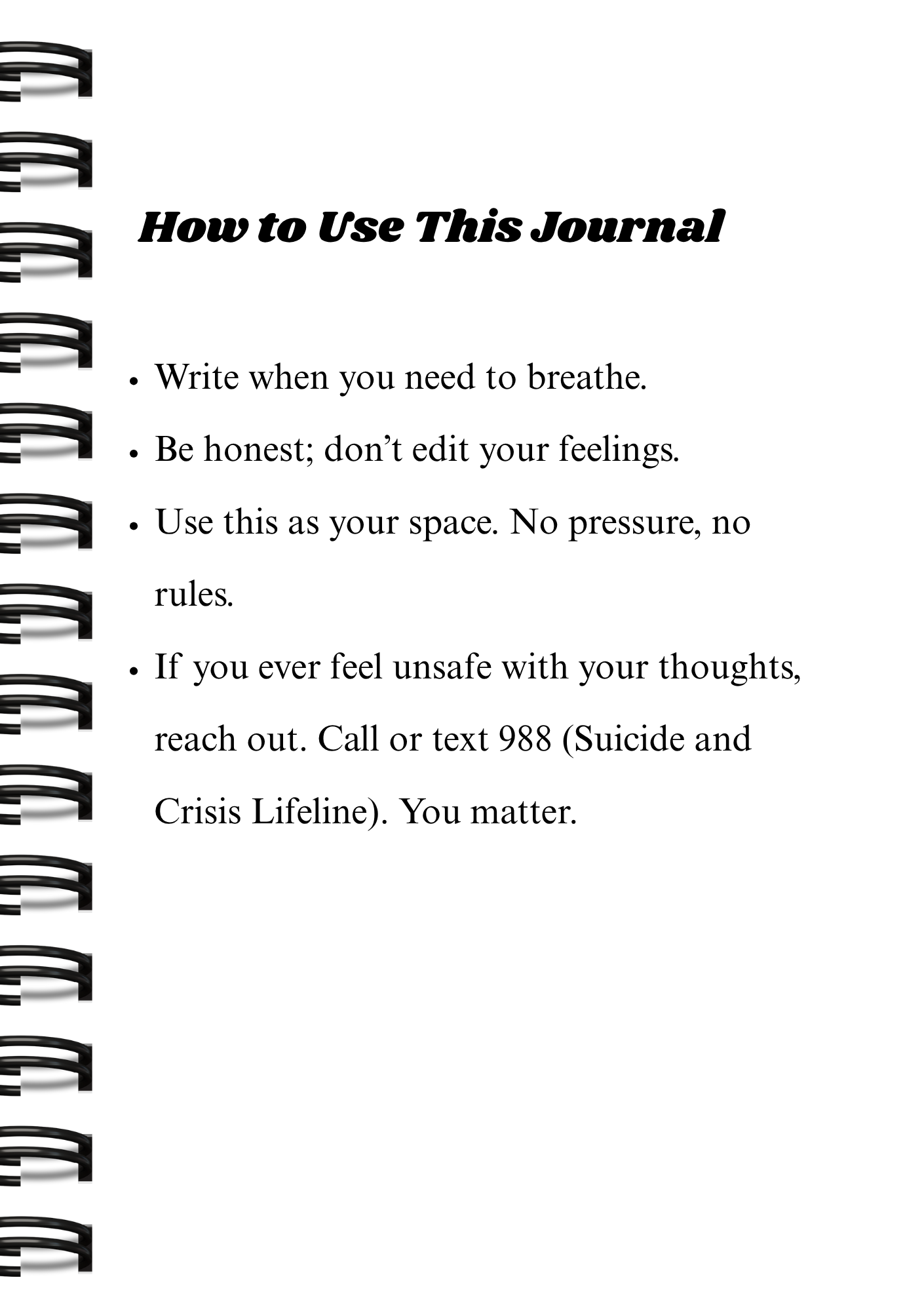 You're Still Here: A Journal for Healing and Holding On (Digital eBook Edition)