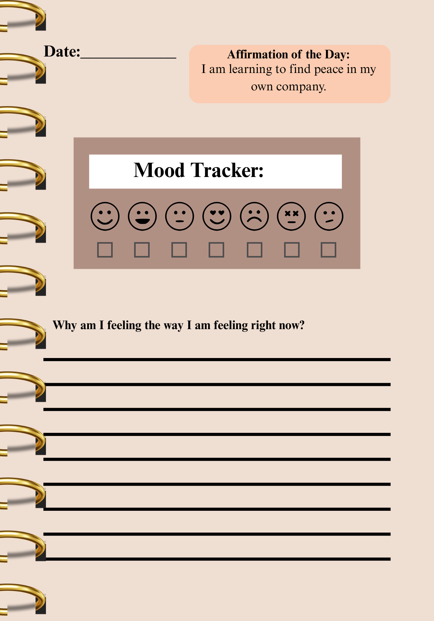 When the Journey Gets Lonely: A Self-Love Journal for Quiet Seasons (Digital eBook Edition)